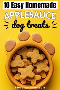 Searching for easy homemade applesauce dog treats? If so, you need to check out our top 10 applesauce dog treat recipes that your pet will adore. From frozen applesauce dog treats to simple applesauce biscuits, we have a variety of nutritious DIY puppy treats to delight your furry friend.