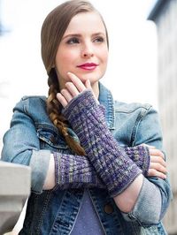 Campanile Mitts - Malabrigo Campanile Fingerless Mitts. See our great prices and fast service.