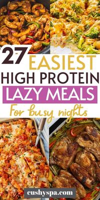 Boost your high protein diet plan with these quick healthy meals! Explore simple dinner recipes perfect for lazy nights, packed with protein rich foods to keep you satisfied.