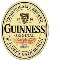 Guinness Label Domestic Poster