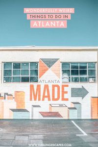 Atlanta has both must-see attractions and strange and unique places to see. If you’re up for some urban exploration come see them both!