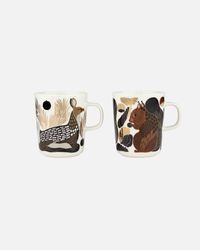 Oiva / Kurre & Peura Mug set | Marimekko