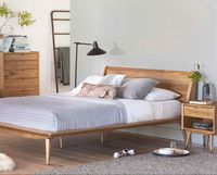 Refreshing natural nordic style bedroom design