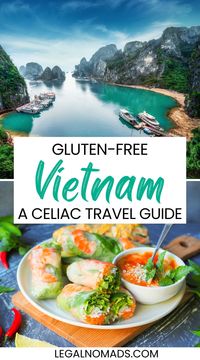 Gluten-Free Vietnam - A Celiac Travel Guide | This guide will help you navigate Vietnam with an eye to avoiding gluten avoiding some dishes at restaurants where oil could be contaminated. gluten free travel | celiac travel guide | celiac travel food | gluten free vietnam | vietnam travel | healthy vietnamese food | vietnam restaurant | healthy travel food | gluten free food | foods with gluten to avoid | asian foods | #glutenfree #foodieguide #celiac #vietnam #travel