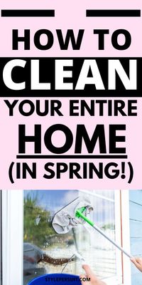 Spring cleaning is a great way to refresh and revitalize your home. Check out the ultimate Spring cleaning checklist to guide you through the process #spring #springtrends #cleaning #hacks