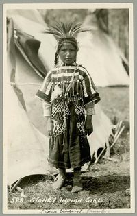 Assiniboine girl circa 1910