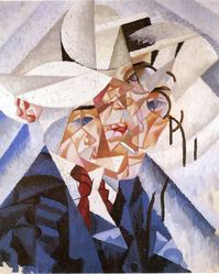 Gino Severini / self-portrait, 1912