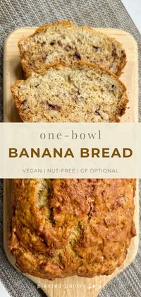 This is the absolute best vegan banana bread. It is super simple and uses ingredients you likely already have in your pantry.