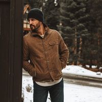 Flint and Tinder Flannel-lined Waxed Trucker Jacket | Huckberry