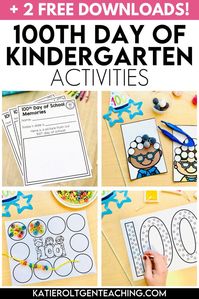 Celebrate the 100th day of school in kindergarten with fun and engaging activities! This blog post is packed with creative ideas to make the day special, including crafts, fine motor activities, read alouds, and more. Perfect for kindergarten teachers looking to make the 100th day unforgettable for their students!