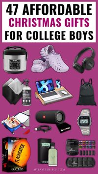 Discover the perfect gift for the college guy in your life with our epic and affordable Christmas gift ideas, ranging from cool gadgets to essential dorm items.  what to give a college student for christmas | what to give a college student | presents for college boys | birthday presents for college boys | christmas present ideas for college boys | college graduation present ideas for boys | christmas presents for college boys | college dorm gifts boys | gifts for college bound boys | funny gifts for college boys