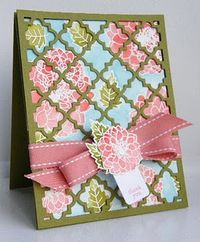 great idea for using up patterned paper