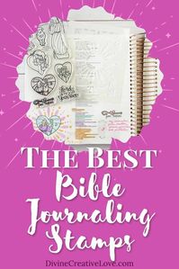 There are lots of great Bible journaling stamps out there, if only you know where to look.