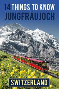 A train trip to Jungfraujoch Top of Europe station is a bucket list thing to do in Switzerland. Here are 14 things to know before your visit to Jungfraujoch #jungfrau #switzerland