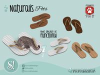 SIMcredible!'s Naturalis Pets bed flip flop sandals