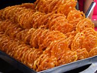 Jalebi sweet pretzels from Nepal