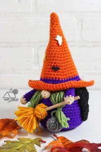 Crochet Witch Gnome - Free Pattern - Winding Road Crochet