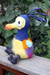 Crochet Pattern: Baby Kevin Bird inspired by Disney Pixar's UP PDF Instant Download