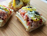 Italian Sub French Bread Pizza | Renee's Kitchen Adventures