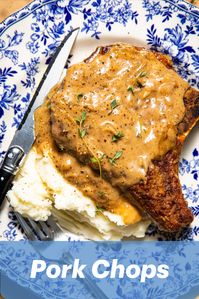 @butterbeready understood the assignment. 😋 Get excited for dinner with these Smothered Pork Chops