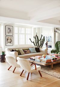 accent seating + statement greens