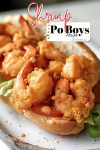 Easy Shrimp Po' Boy recipe for a taste of New Orleans. Get perfectly crispy shrimp, tangy sauce, and classic bread instructions.