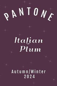 Pantone Italian Plum