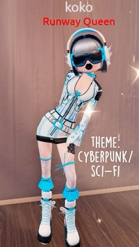 theme: cyberpunk/sci-fi do not repost • details in comments! • vip needed #dresstoimpress #dti #roblox #cyberpunk #scifi #arcade #timetraveler #neon #fictionalcharacter #scfi #galacticglam