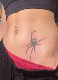 This is a modern, stylish and impressive spider tattoo idea. We have rounded up the best, latest, and most unique spider tattoos. If you need some inspiration, take a look at new spider tattoo ideas.