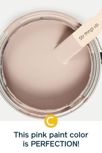 Say hello to the perfect pink paint color! Boost your mood with a coat of this rosy hue from Clare, great for any room in your home.