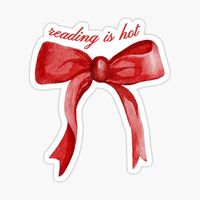 Bookish Sticker | Booktok Sticker, Coquette, Girly, Book Lover Stickers | Redbubble Bookish Stickers