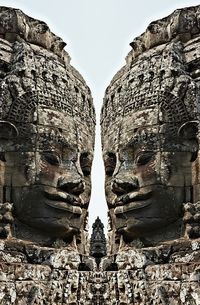 Angkor Wat, Giant Faces at Bayon Temple. Cambodia | �Wilfried Krecichwost