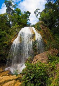 Waterfall in Soroa,Cuba royalty free stock photos