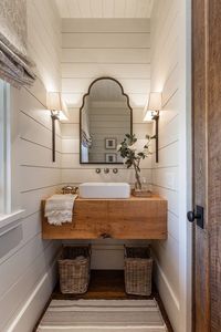 Take a look at these gorgeous ideas for half bathrooms! Visit my site www.sellingjuneau.com to find your dream home and read tips for buyers & sellers.