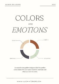 Download your color guide to accomplish atmospheres or evoke feelings in your spaces.