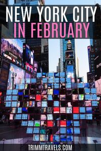 It might surprise you to learn that New York in February is a fantastic idea. Cheaper costs, fewer crowds, and lots of events...so why not? #newyork #nyc #february #valentines #winter #couples #romance