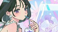 art by @ citicitii on twitter (x) !! Sua Alien Stage fanart banner icon