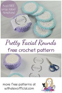 With Alex: Pretty Crochet Facial Round Free Pattern