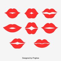 simple,cartoon,hand-painted,lipstick,lip,lip print,mouth,red,smile,expression,decoration,red vector,cartoon vector,smile vector,decorative vector,decoration vector,mouth vector,lipstick vector