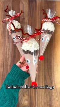 #RudolphCocoaBags #DIYHotCocoa #ReindeerTreats #HotChocolateSurprise #FestiveSips #CocoaCrafting #HolidayDIY #ReindeerMagic #HomemadeHotCocoa #ChristmasTreats Credit: _hannahbrianne_ Instagram