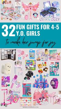 In this holiday gift guide, we’ve curated 32 of the most charming and age-appropriate gift ideas for 4-5 year old girls (all from Amazon) that will captivate any young girl’s heart. From educational toys that encourage learning to whimsical crafts and playsets, there’s something here for every little personality. So, get ready to explore a world of enchanting possibilities and discover perfect Christmas gifts for daughter, granddaughter, niece, little sister, friend's kid, etc.