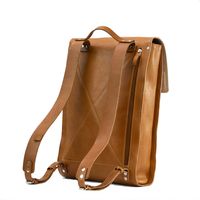 Handcrafted Camel Leather Backpack | The Minimalist – Geometric Goods