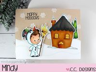 Snowman Kids Clear Stamp Set – C.C. Designs Rubber Stamps