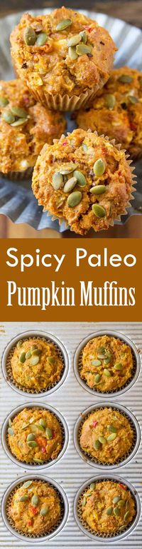 Spicy Paleo Pumpkin Muffins