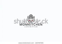 Moms Cooking Logo Illustration Mother Fork Stock Vector (Royalty Free) 1647097945