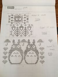 Ravelry: ashleypederson's "Totoro" Fair-Isle Baby Blanket