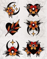 Explore the essence of traditional tattoo outlines. Discover bold lines and iconic symbols in our collection. Ideal for artists and enthusiasts alike, these outlines showcase classic designs from nautical to floral themes. #TraditionalTattoo #TattooOutline #ClassicDesigns #TattooArt #InkInspiration