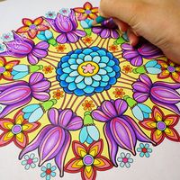 Thaneeya McArdle's Flower Mandalas Coloring Book contains 30 beautiful floral mandalas to help you de-stress and unleash your inner artist!