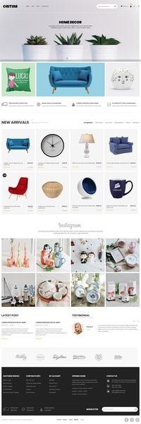 Oritina - Minimalist Responsive PrestaShop Theme For Furniture, Decor, Interior