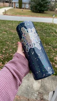 midnightmamadesigns on Instagram: It’s been a very interesting day over here at the hogue household but I managed to get some decals on this snowflake tumbler! This cold…